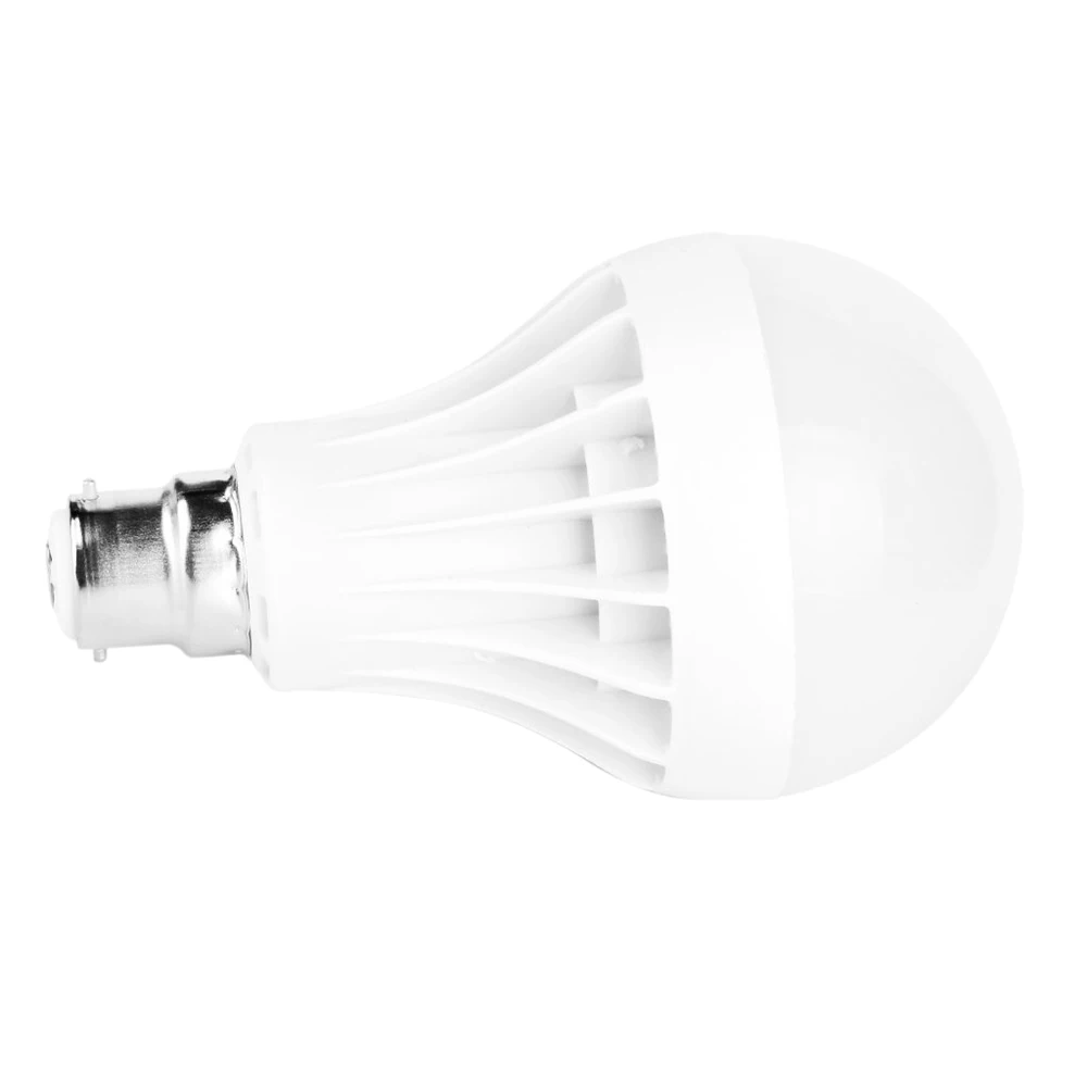 B22 3 W/5 W/7 W/9 W/12 W/15 W светодиодный энергосберегающий штыковая лампочка 6500 K белый светильник 220V