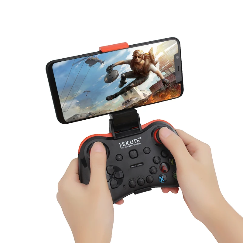 Mocute 056 Bluetooth геймпад Android беспроводной джойстик VR контроллер мобильный джойстик для PUBG смартфон Smart tv BOX PC+ держатель