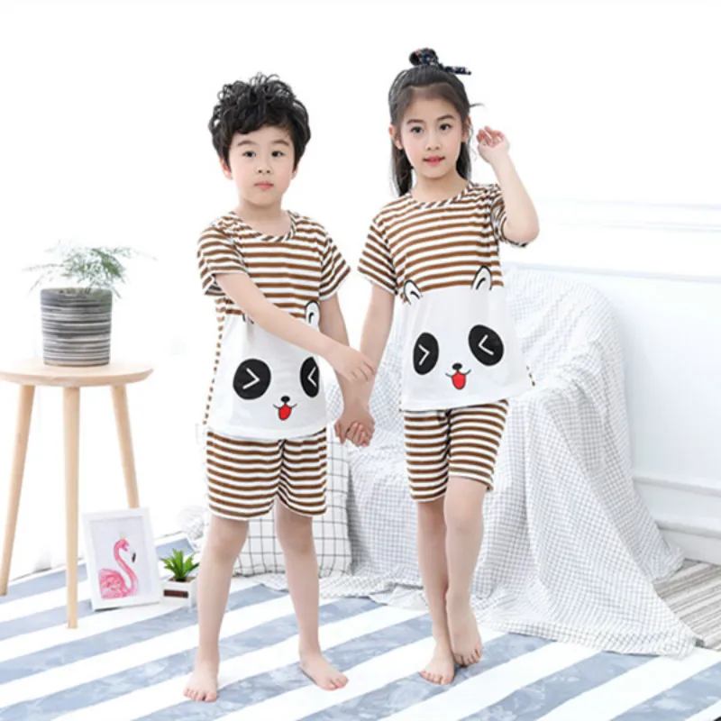 Новинка 2018 детский пижамный комплект для маленьких девочек и мальчиков