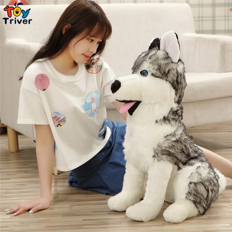 Милый Волк Собака Хаски плюшевые игрушки животные куклы дети детские для малышей