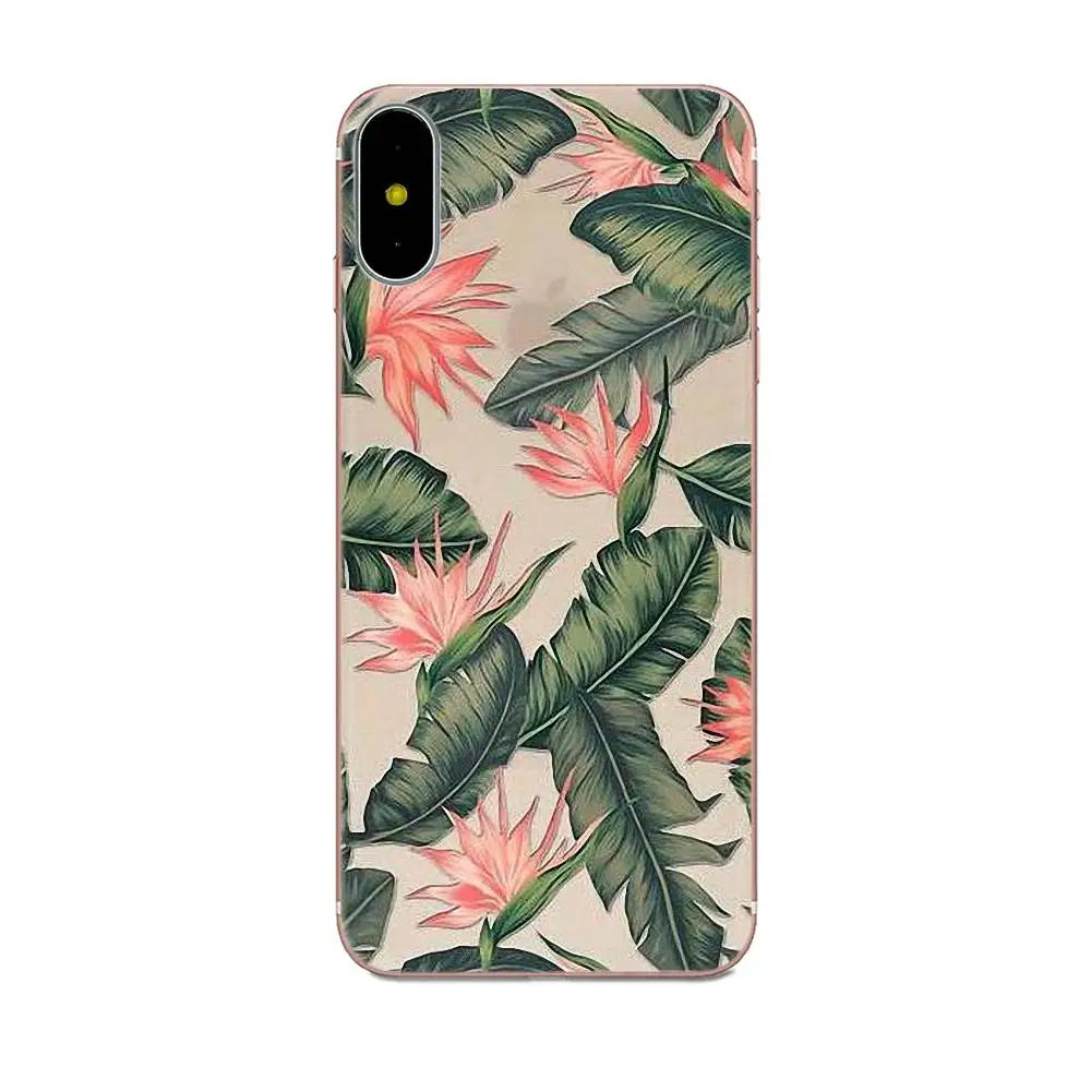 Роза пони Цветочные растения кактус банановые листья для Galaxy J1 J2 J3 J330 J4 J5 J6 J7 J730 J8