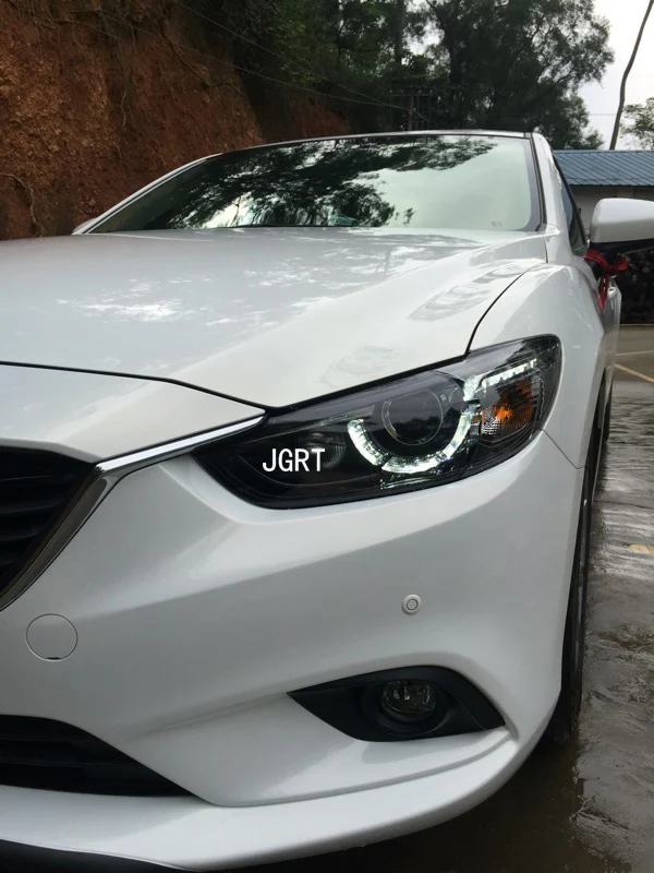 2 шт. автомобильный стиль светодиодный фары для Mazda 3/Axela 14-16 для Axela Головной фонарь светодиодный DRL Объектив двойной луч H7 HID Xenon bi xenon объектив