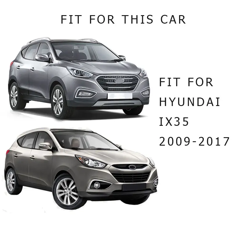 2009 2016 полоски для отделки окон автомобиля из нержавеющей стали hyundai ix35 аксессуары