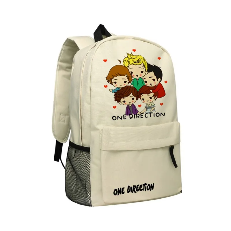 MeanCat One Direction известный певец команды Bagpacks милые персонажи музыкальная группа большие рюкзаки - Цвет: Style C