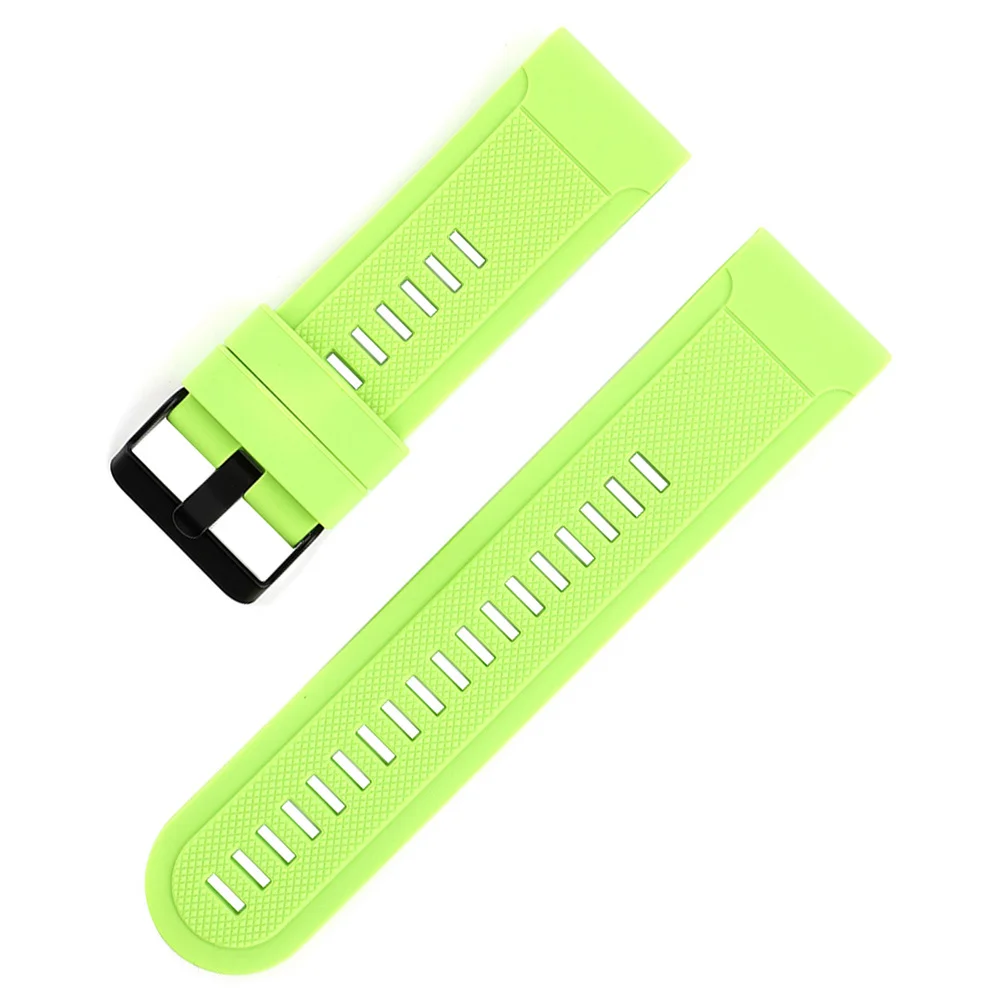 Light Green Quick Fit Силиконовый ремешок для часов 20 мм/22 мм/26 мм для Garmin Fenix 5X/5X Плюс/5S/5/3/3HR/Forerunner 935/Quatix 3/5 резиновый ремешок - Цвет ремешка: Light Green