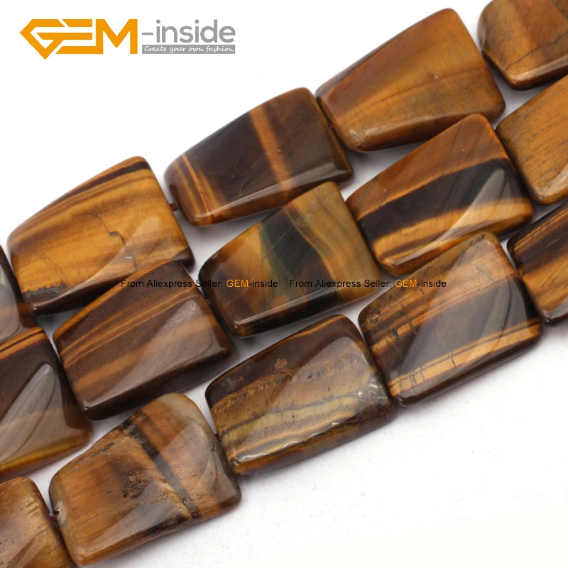 Драгоценные камни-внутри натуральные крученые прямоугольные бусины 15x20 мм