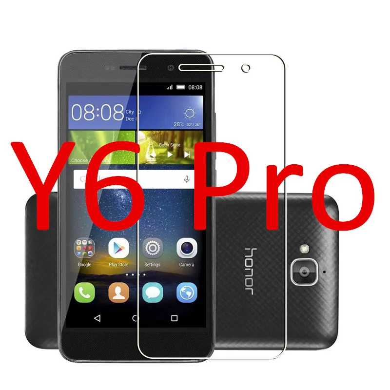 С уровнем твердости 9H закаленное Стекло для huawei Y3 Y5 ii Y6 ii компактный LYO-L01 Y6ii CAM-L21/L03/L23 Y6 Pro Y6 Экран защитная пленка - Цвет: Y6 Pro