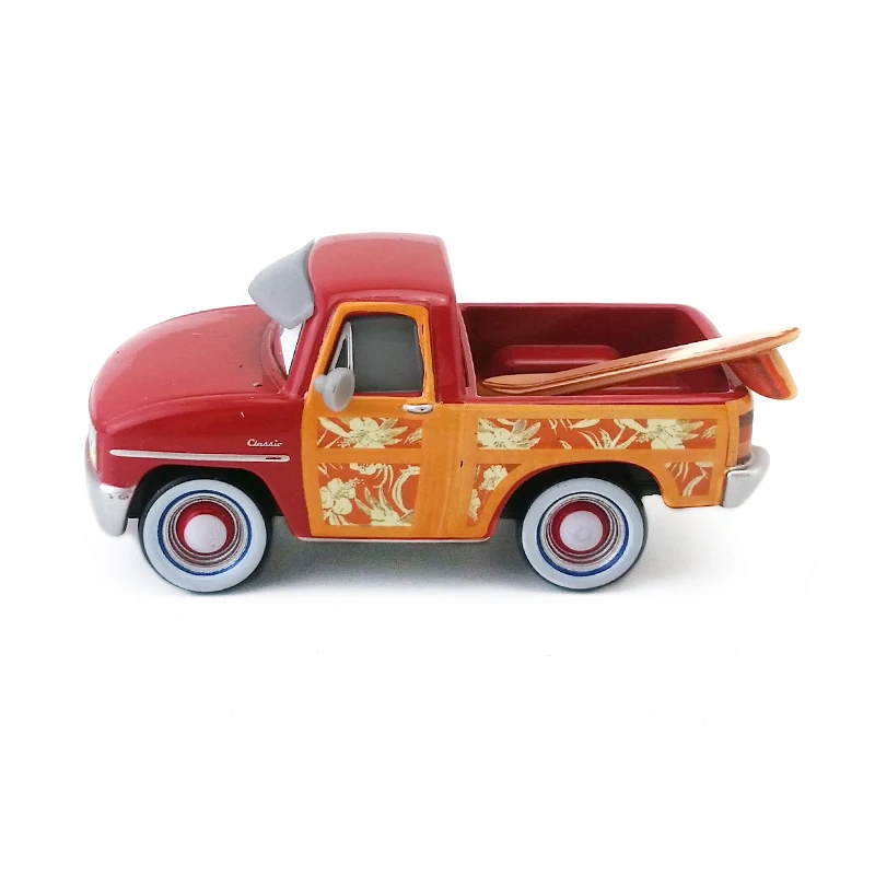 Дисней Pixar Cars Джон ласшир красный для серфинга сафари пикапа редкий металл литье