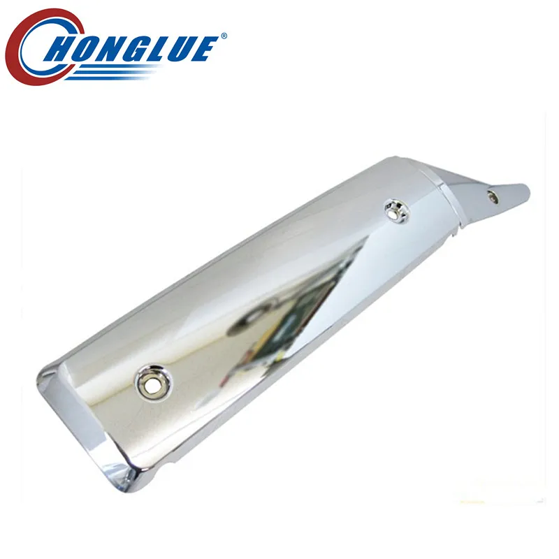 Long muffler cover Для Honda SilverWing/GT 600/400 мотоциклетный Круизный скутер покрытие глушитель изоляционная крышка выхлопной трубы крышка глушителя - Цвет: Long muffler cover