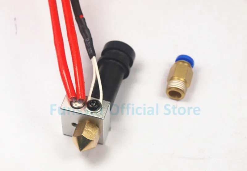 Funssor Reprap 3d printer peek J-head Hotend extruder nozzle hot end kit 0.4mm1.75mm filament Extruder i3 Mendel | Компьютеры и офис