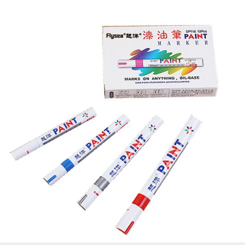 Цвет водостойкая ручка для рисования прочный слабый запах шин машина ручки