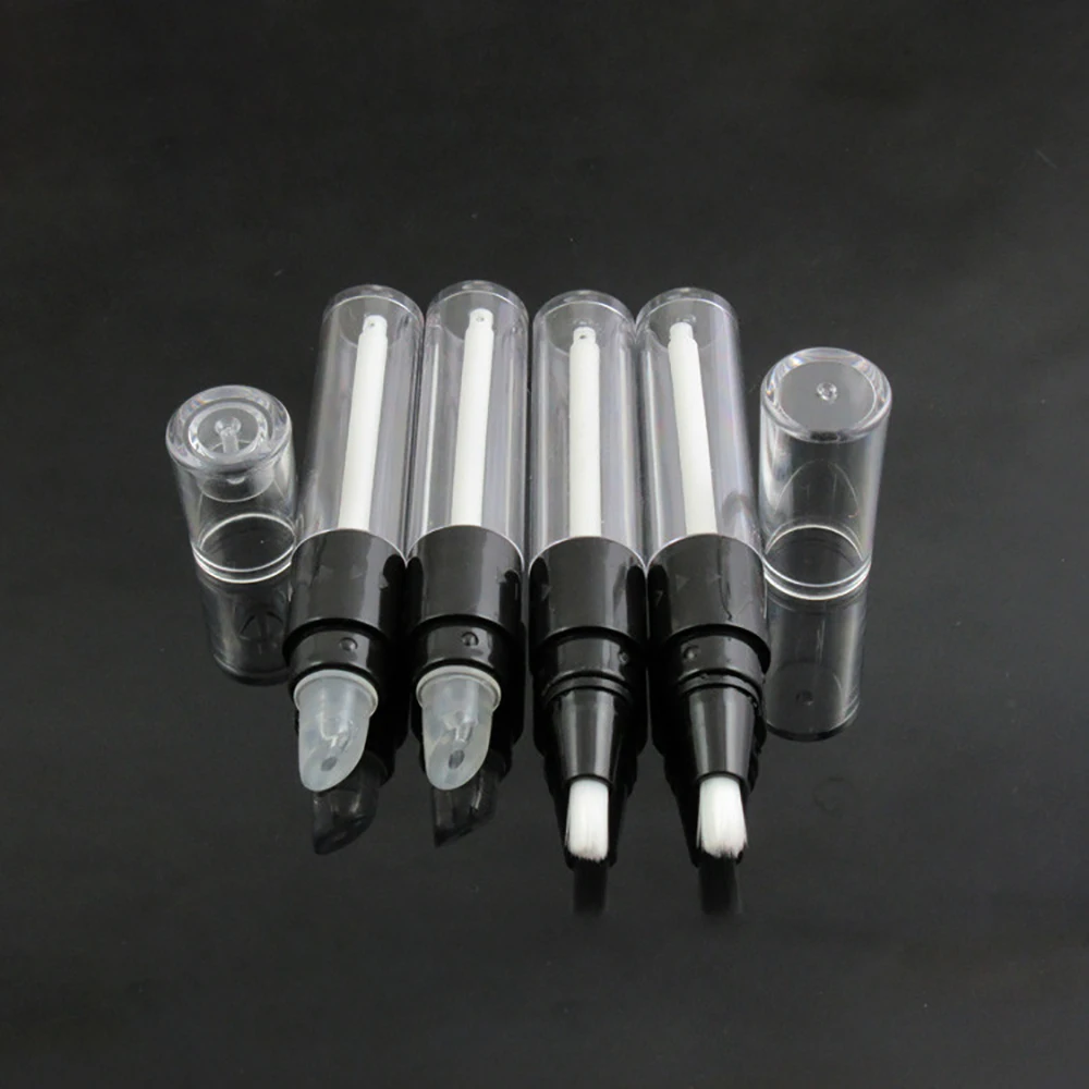 4 5 мл мини контейнеры для губ путешествий с кисточкой и силиконовой головкой