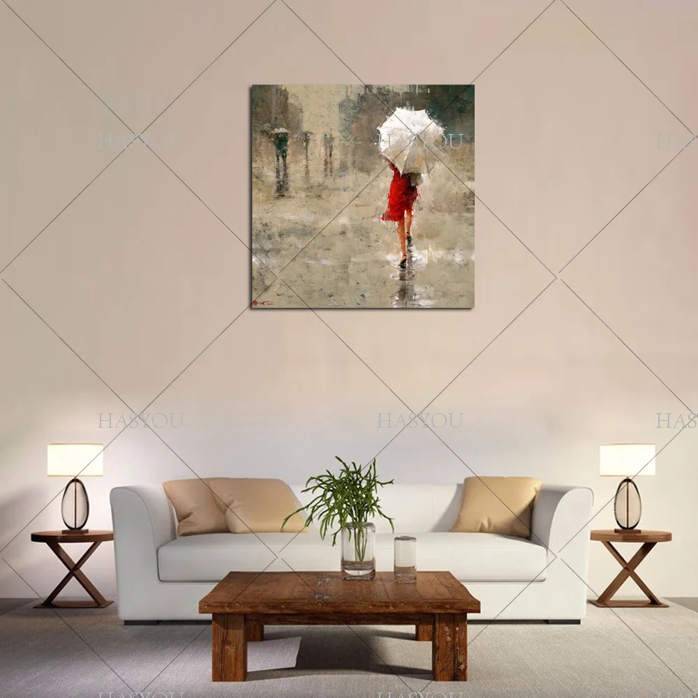 Настенная живопись ручной работы красивый порог домашняя женская современная