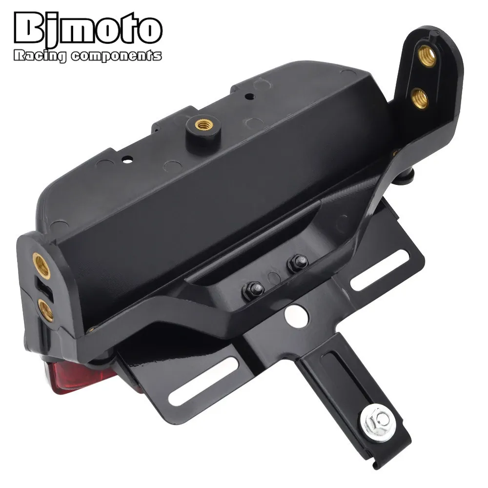 BJMOTO красный трехполосный светодиодный задний фонарь стоп сигнал подсветка