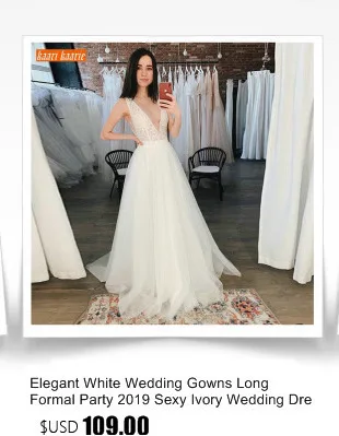 Elegant Boho V Neck Bride Dresses Long New Chiffon Backless Wedding Gowns Sleeveless Appliques Top Lace Beach Wedding Dress