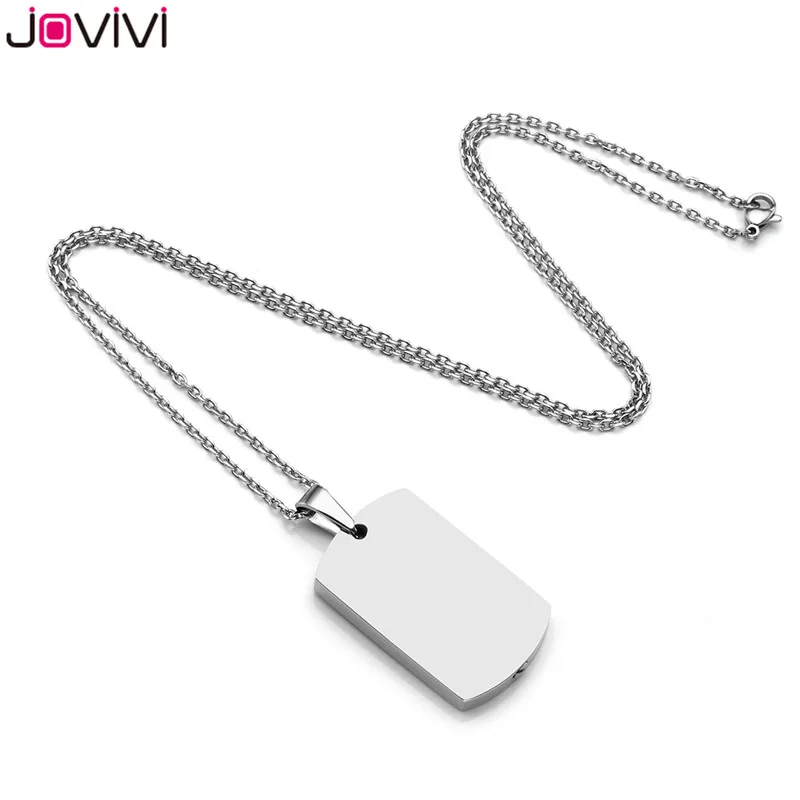 Jovivi новые военные Жетоны для собак из нержавеющей стали подвеска урна на