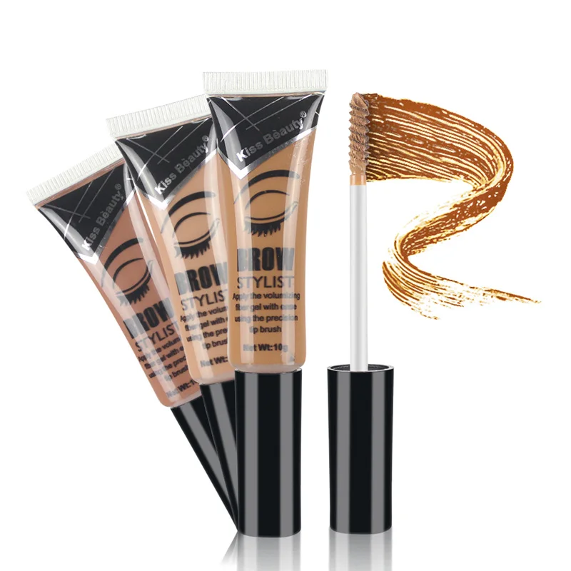 Kiss beauty гель для бровей 6 цветов усилитель стойкая краска макияжа водостойкий