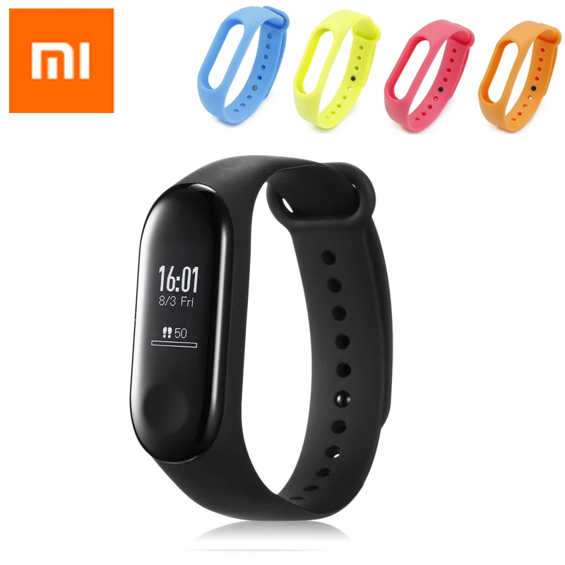 Xiaomi mi-браслет 3, умный Браслет, монитор сердечного ритма, Bluetooth 4,2, mi Band 3, OLED, для вызова сообщений, умный Браслет, водонепроницаемый браслет