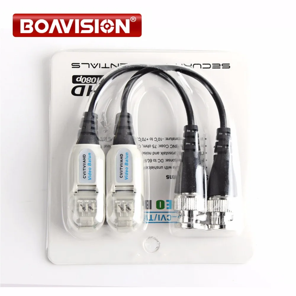 10 пар HD 720 P/1080 P AHD/HDCVI/HDTVI BNC для UTP Cat5/5e/6 Видео балун пассивные трансиверы передатчик 200 м Открытый водонепроницаемый