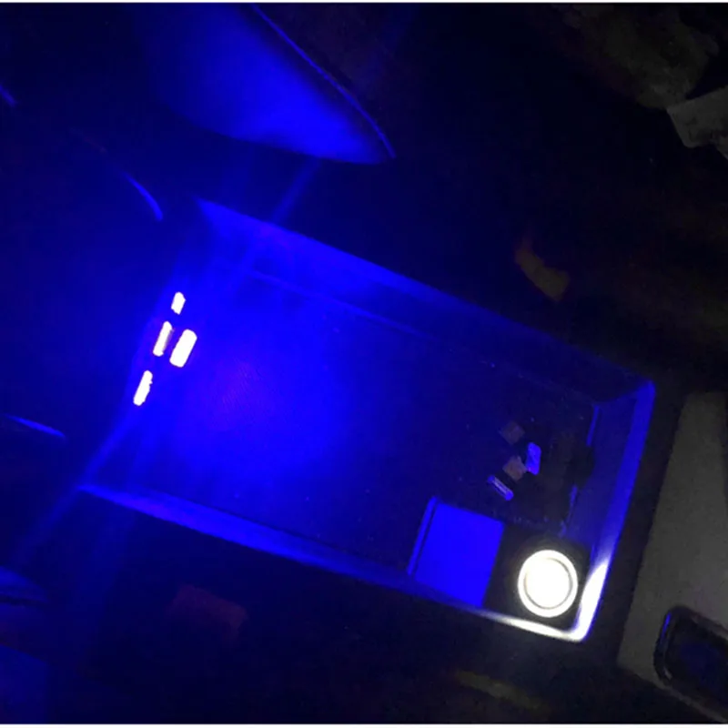 Мини светодиодный Универсальный pc Plug and Play автомобиля USB атмосферу свет для Хонда