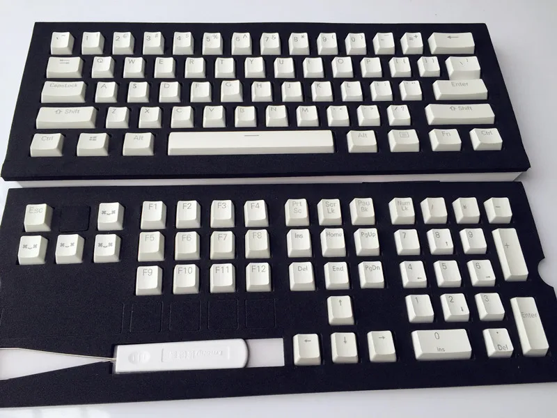 Keycap с черно белой подсветкой 108 клавиш PBT для OEM cherry MX переключатели Механическая