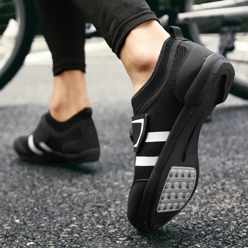 CUNGEL Men Road Bike Bicycle Shoes Anti-slip Breathable Cycling Shoes Triathlon Athletic Sport Shoes Zapatos Bicicleta
