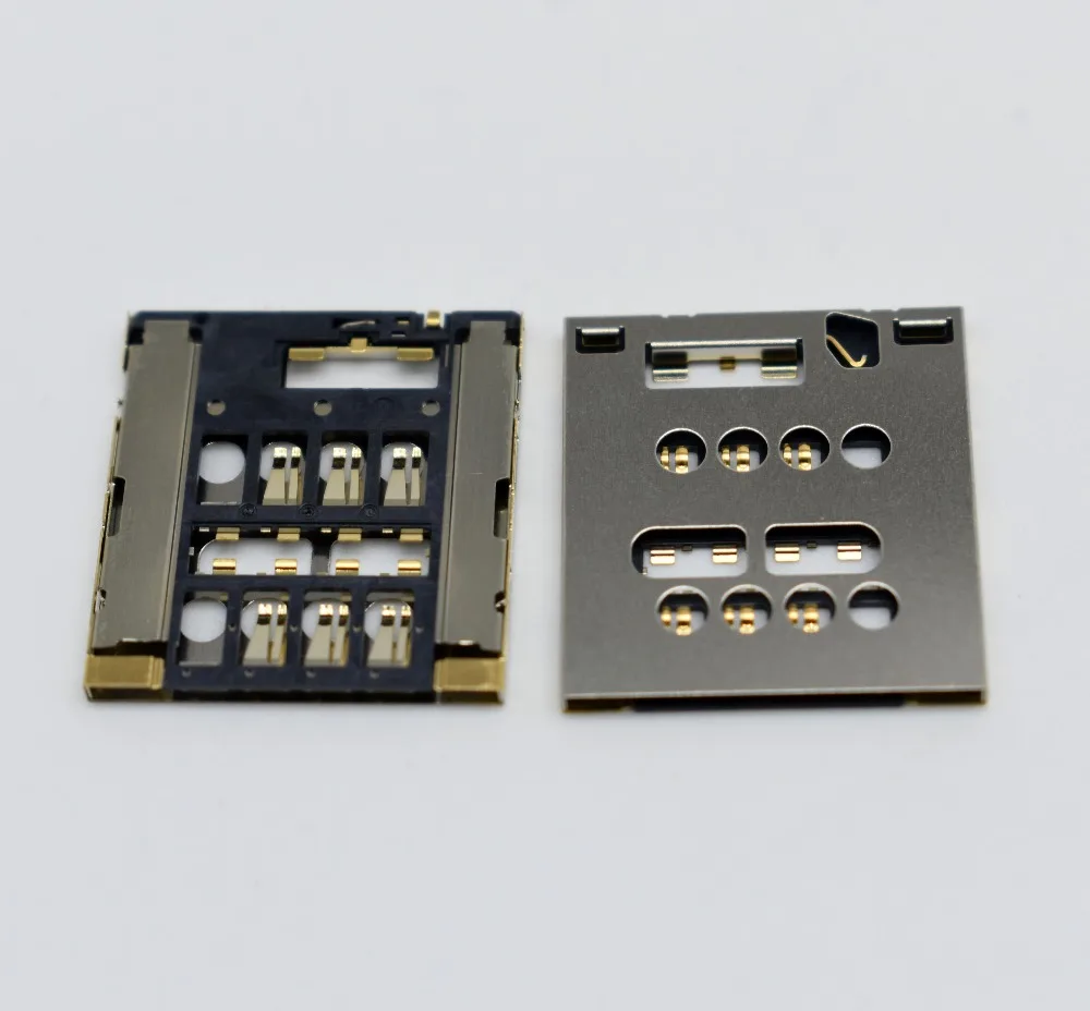 10 шт./лот оригинальный новый модуль считывания Sim карт Слот держатель Гнездо для