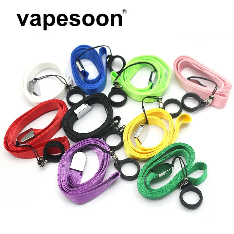 

20pcs High Quality Universal Size 14-21mm Lanyard for Vape Pen Pod System Vape Kit Lanyard mini Size E cigarette ego Lanyard ect