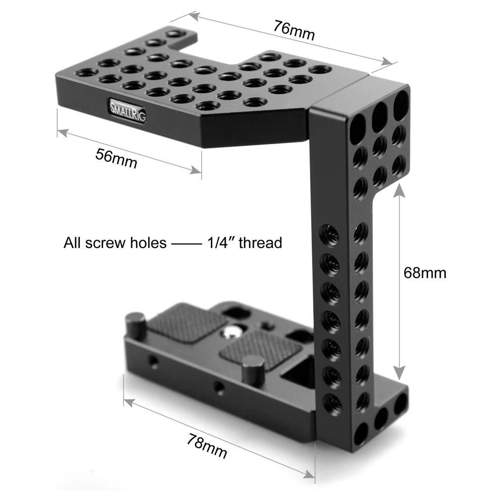 SmallRig Половина Клетка для sony a7/a7R/a7S Камера клетка (верхняя пластина + стороне