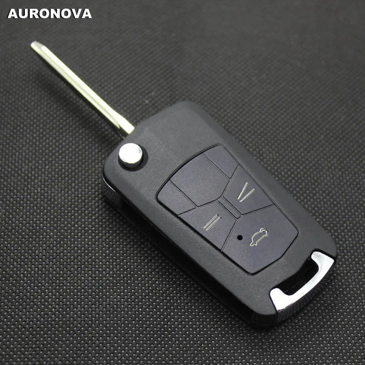 Auronva новый обновленный раскладной чехол для ключей Toyota Camry 3 кнопки