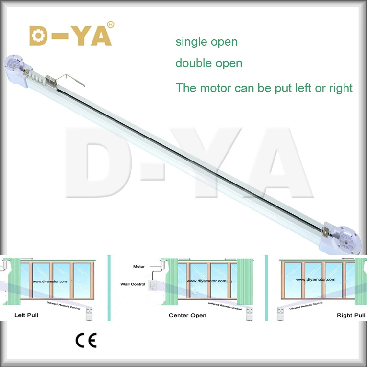 Супер достаточно прочный моторизованный Шторы полюс трек для автоматической