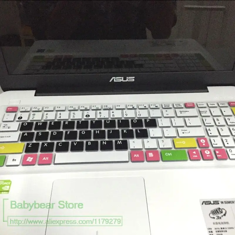 Силиконовая Защитная крышка клавиатуры для ноутбука Asus Rog GL552 GL552J GL552JX GL552V X4200 JX4720