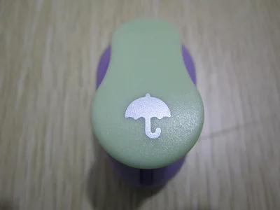 Umbrella Детские трубчатые рабочие тиснения, Дырокол в виде цветка, резаки для бумаги для скрапбукинга, ремесла, металлическая картина, 0,8 см, тиснение - Цвет: Umbrella