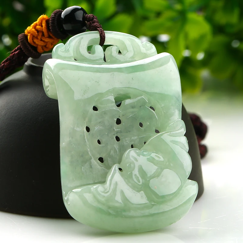 

Excellent 100% A Grade Natural /Jadeite Bat Pendant