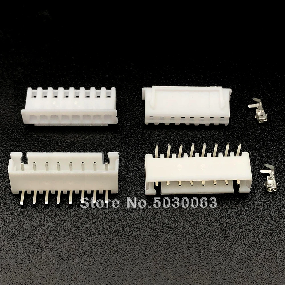15 наборов XH2.54 XH 8AW 8Pin 8p проводной разъем 2 54 мм 90 градусов изогнутая игольчатая