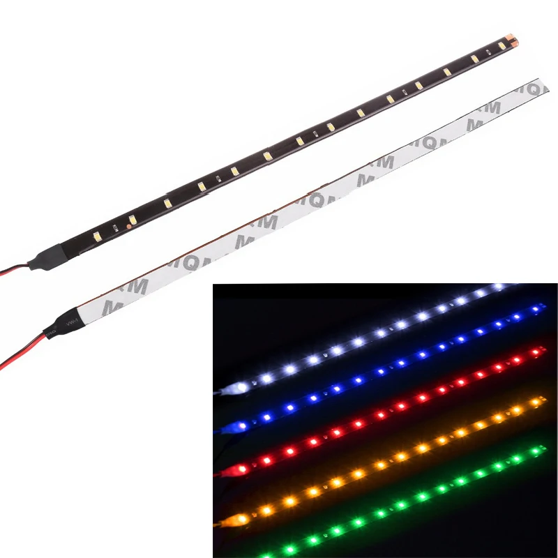 

1x30 см Светодиодная лента, универсальные дневные ходовые огни COB DRL, Светодиодные Автомобильные фонари, автомобильные водонепроницаемые лампы для стайлинга автомобиля