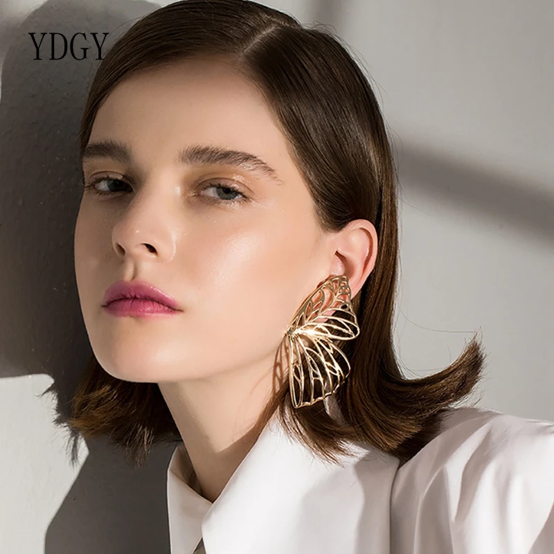 YDGYde полые модные украшения для женщин с большим крылом ювелирные