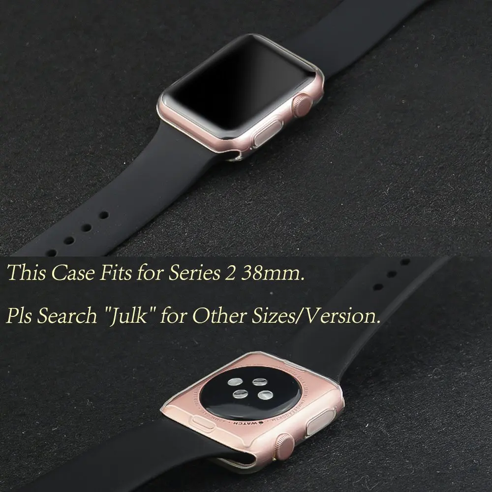 Мягкий силиконовый бампер для Apple Watch SE 6 5 4 40 44 мм модный прозрачный защитный чехол