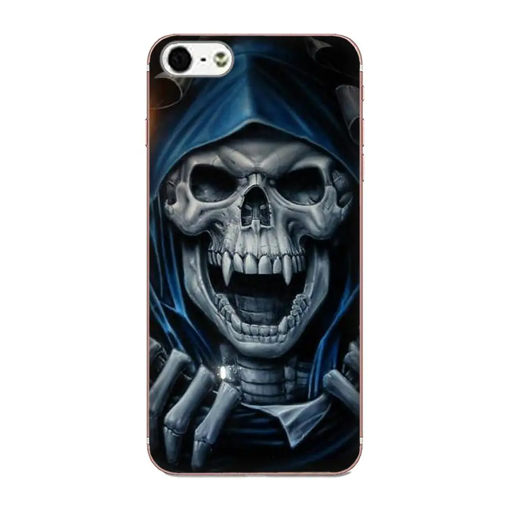 Grim Reaper Череп Скелет для Galaxy Alpha Note 4A10 A20 A20E A30 A40 A50 A60 A70 M10 M20 M30 мягкие чехлы чехол |