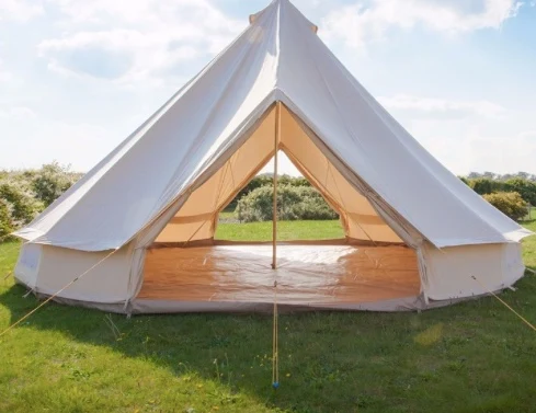 Glamping праздник 4 сезон водонепроницаемый холст ткань Колокольчик палатка для famliy кемпинг