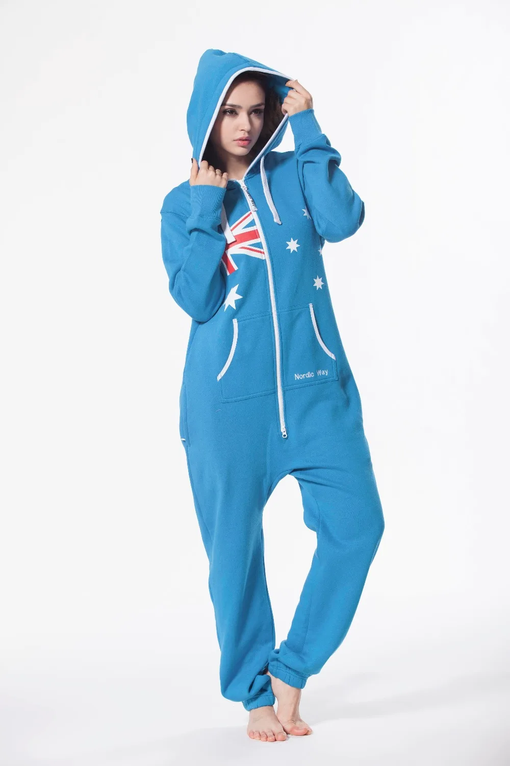 Комбинезон с принтом звезд в скандинавском стиле унисекс женский комбинезон