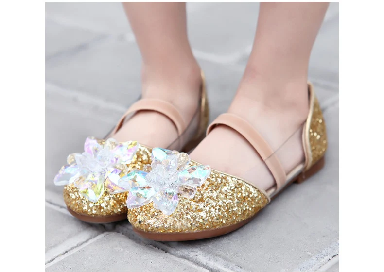 Обувь для девочек со стразами обувь дети лето/весна/осень детский корейский