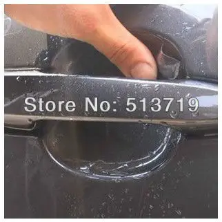 Dongzhen универсальная 8X Автомобильная дверная ручка защита от царапин пленка для