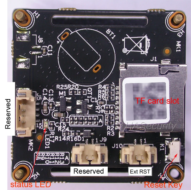 Wi-Fi 960P 1/3 "H65 CMOS датчик изображения + XJC510 (XM510 / IPC510) CCTV IP-камера Модуль платы блока