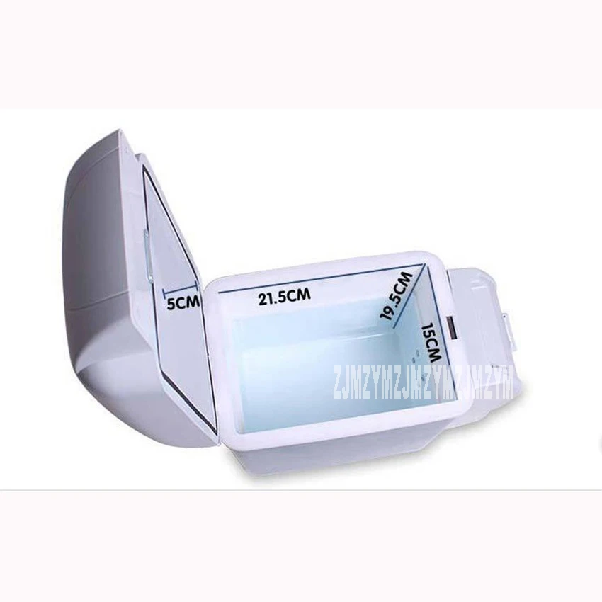 

Portable 12V 7.5L Auto Mini Fridge Auto Travel Hold Cool Food Quality Refrigerator ABS Multi-Function Cooler Freezer Home Warmer