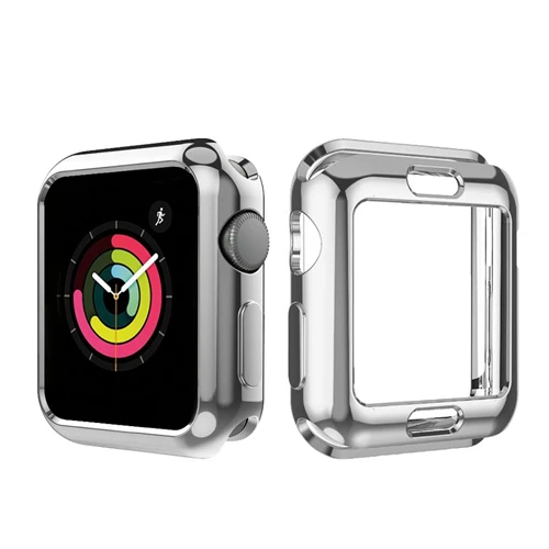 3 Чехол для Apple Watch, чехол 42 мм, 38 мм, iWatch, ремешок, цветное покрытие, защитный чехол для Apple watch 3, 2, 1, аксессуары для часов - Цвет ремешка: 3