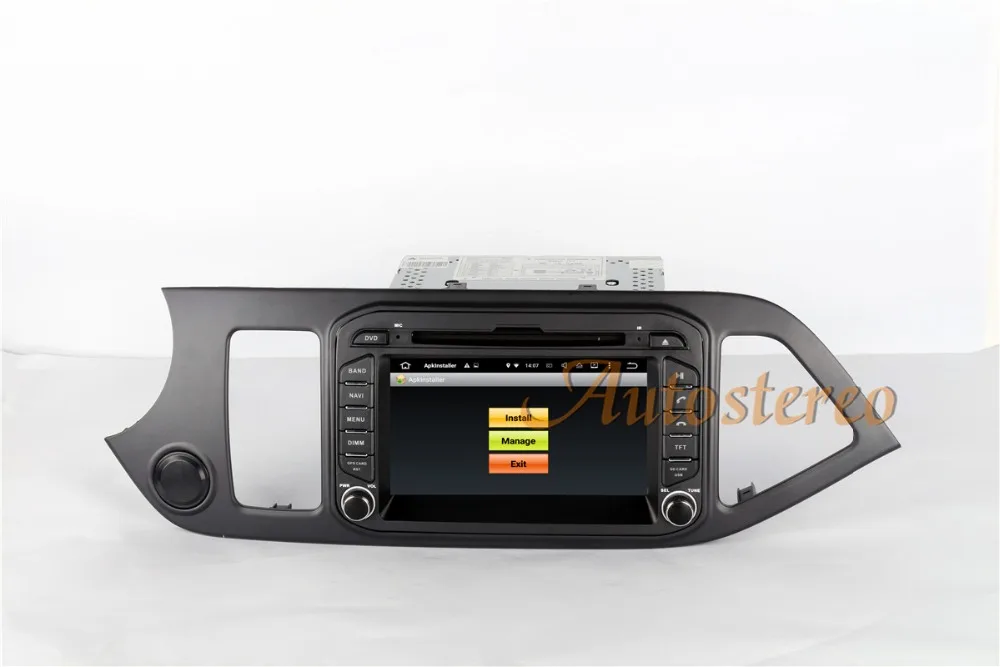 2 Din Android 9,0 8 Core ram 4 Гб rom 32 ГБ Автомобильный dvd-плеер gps Навигация стерео для KIA Picanto Morning 2011- радио карта