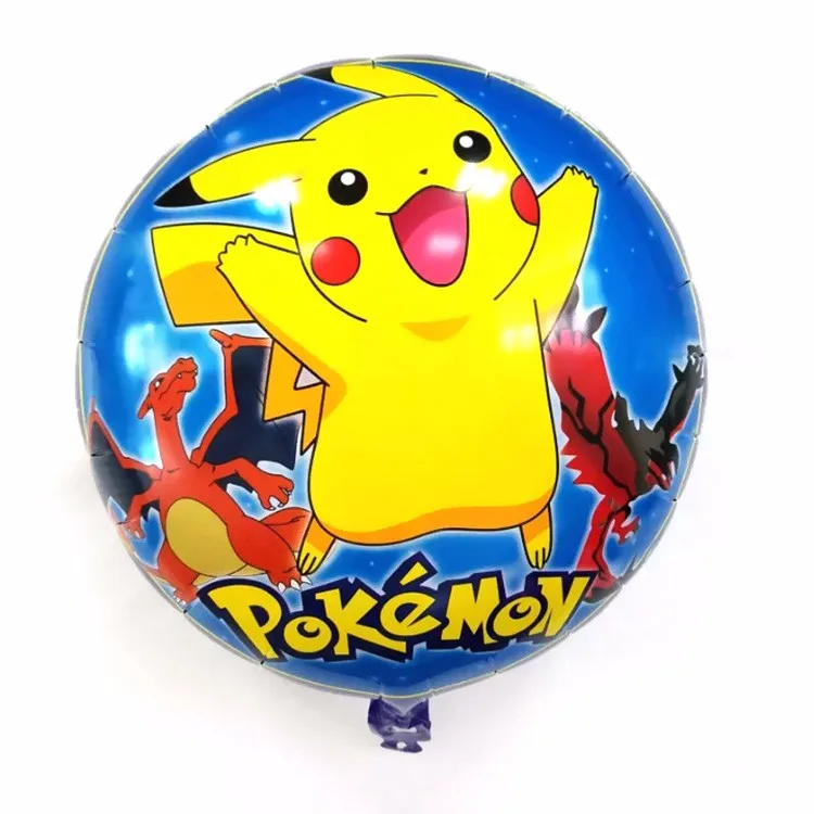 KUWANLE 10 шт./лот 18 дюймов мультфильм Пикачу фольга гелиевые шары Pokemon товары для