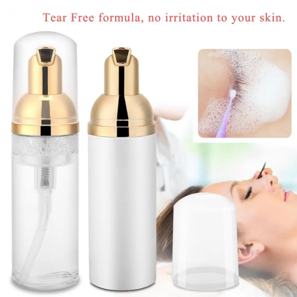 60 мл Профессиональный пенный очиститель для ресниц индивидуальное средство