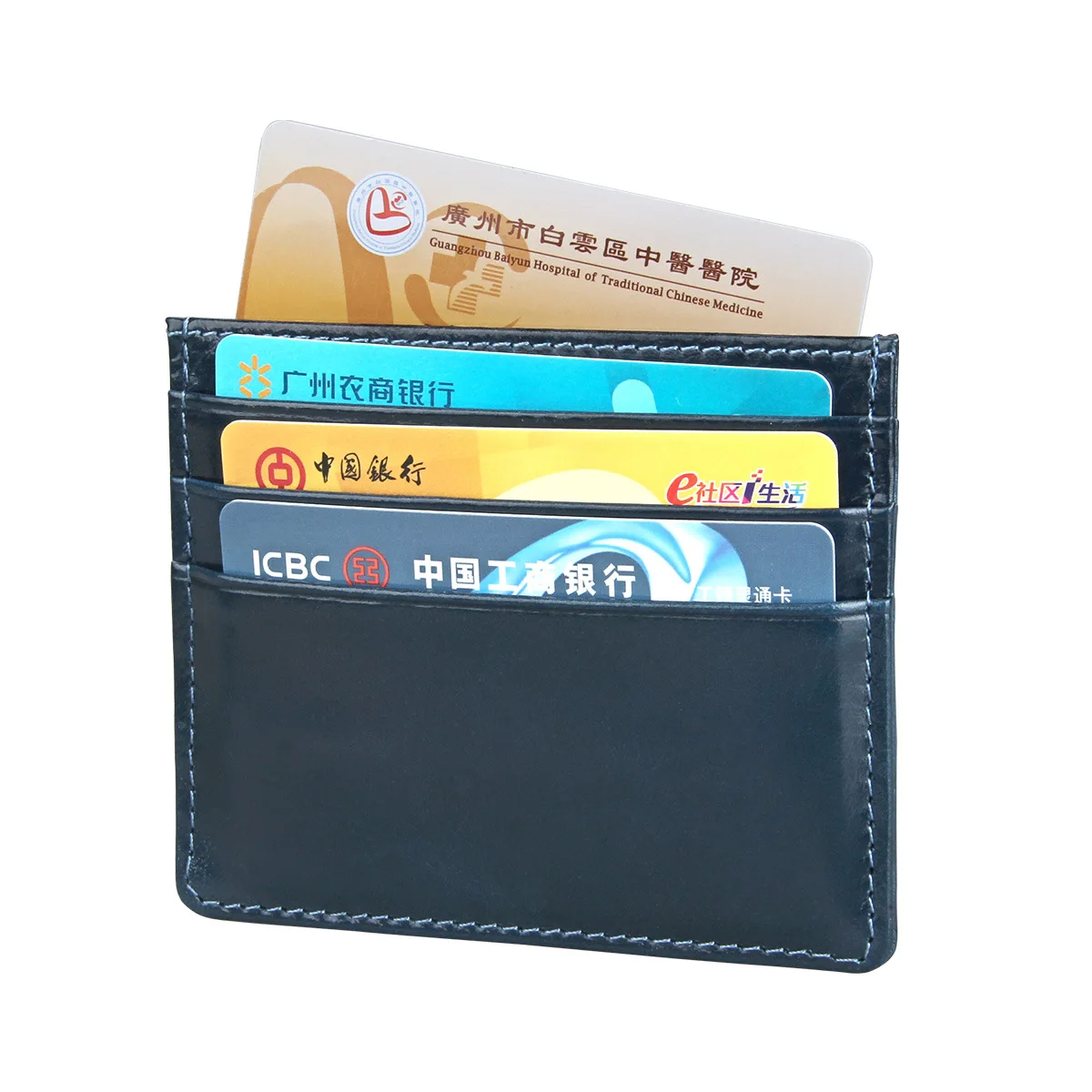 Визитная Карточка RFID посылка Винтаж кожа кредитной карты посылка визитки бумажник